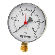 Манометр радиальный Watts F+200R 0-25 бар